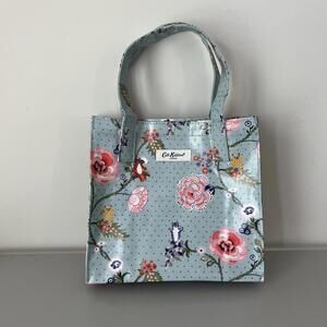 Cath Kidston Flowers & Cats Small Book Bag/Tote New NWOT